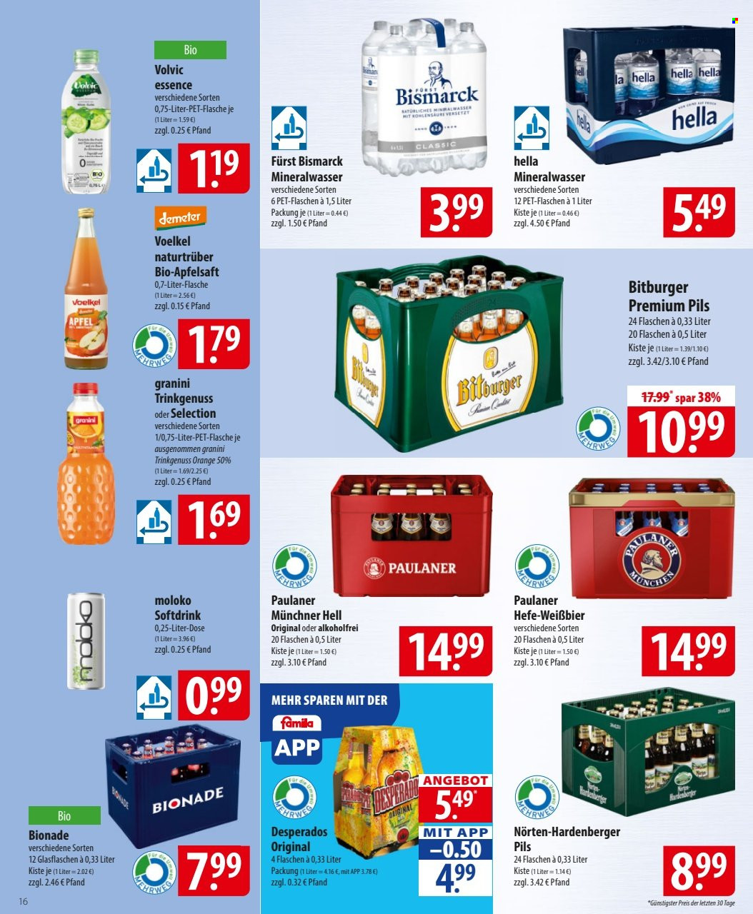 famila Prospekte  - 2.02.2026 - 7.02.2026. Seite 16