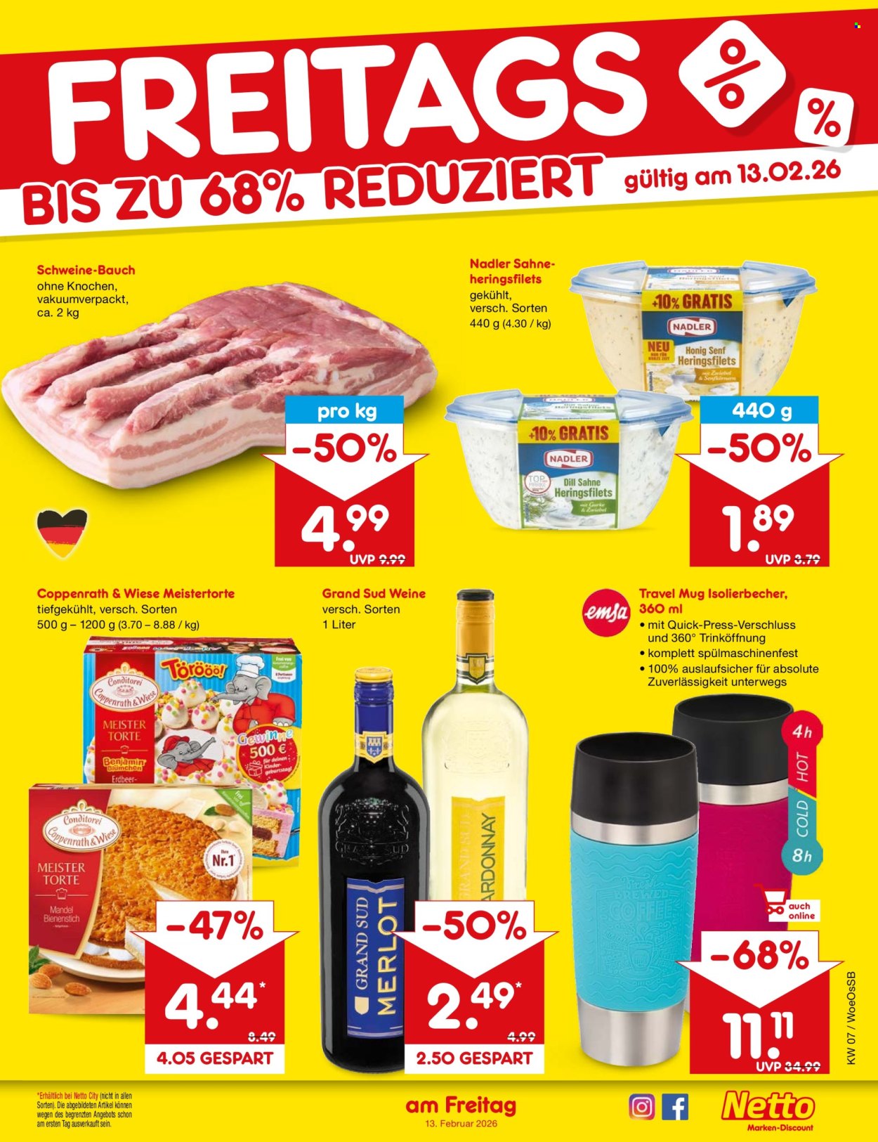 Netto Marken-Discount Prospekte  - 9.02.2026 - 14.02.2026. Seite 44