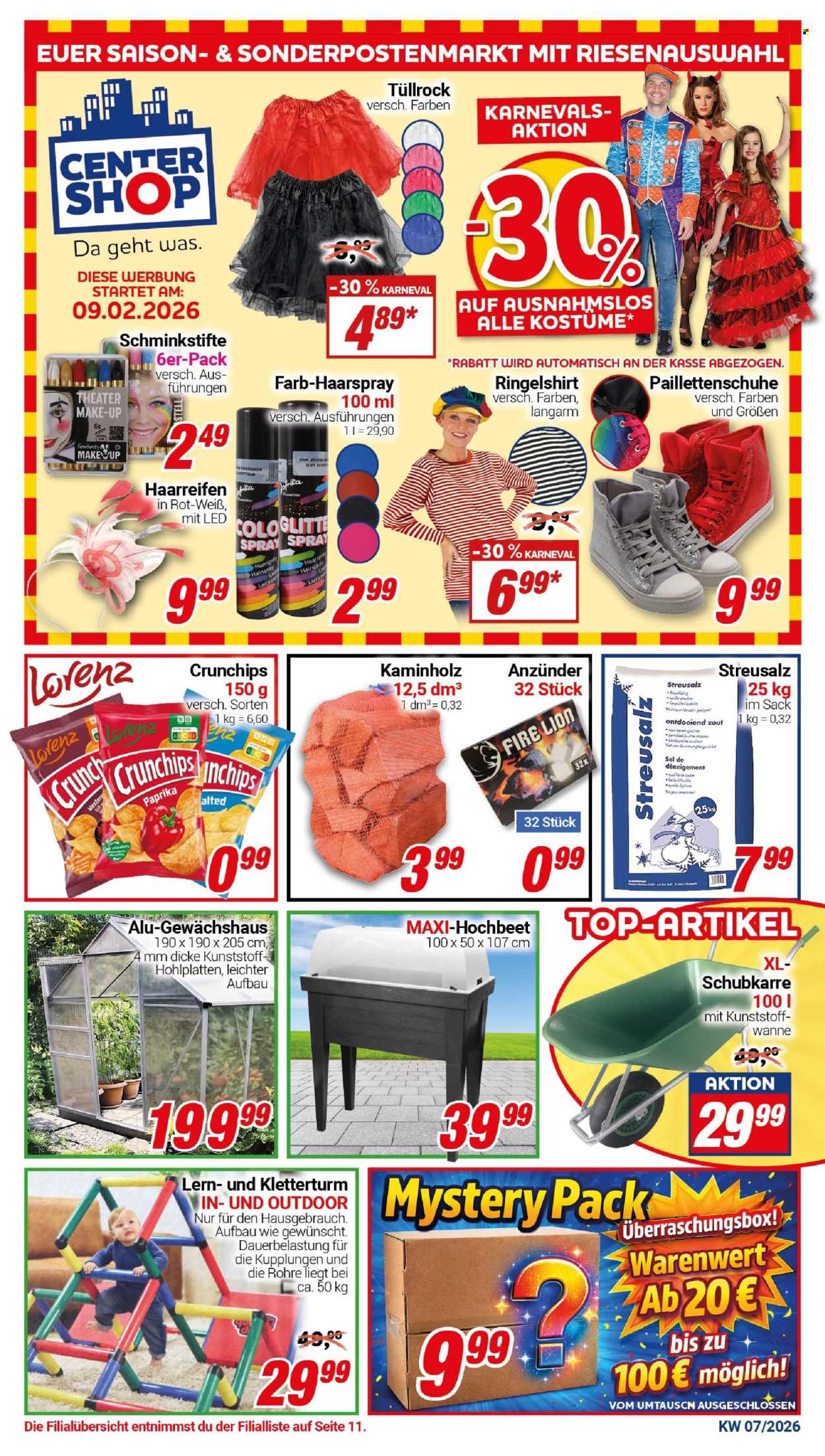 CENTERSHOP Prospekte  - 9.02.2026 - 14.02.2026. Seite 1