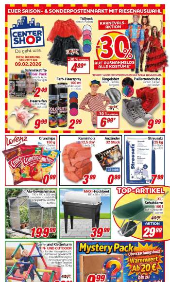 Prospekte CENTERSHOP - 9.02.2026 - 14.02.2026.
