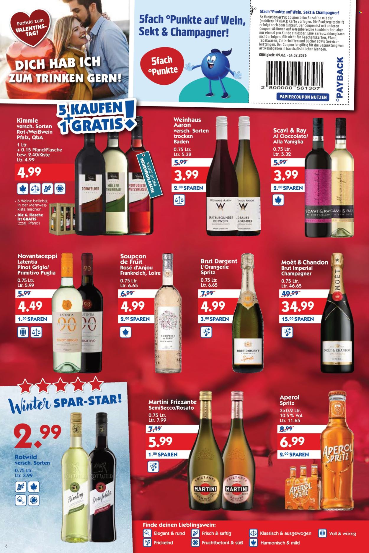 Hol'ab! Getränkemarkt Prospekte  - 9.02.2026 - 14.02.2026. Seite 6