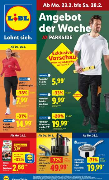 Prospekte Lidl - 23.02.2026 - 28.02.2026.