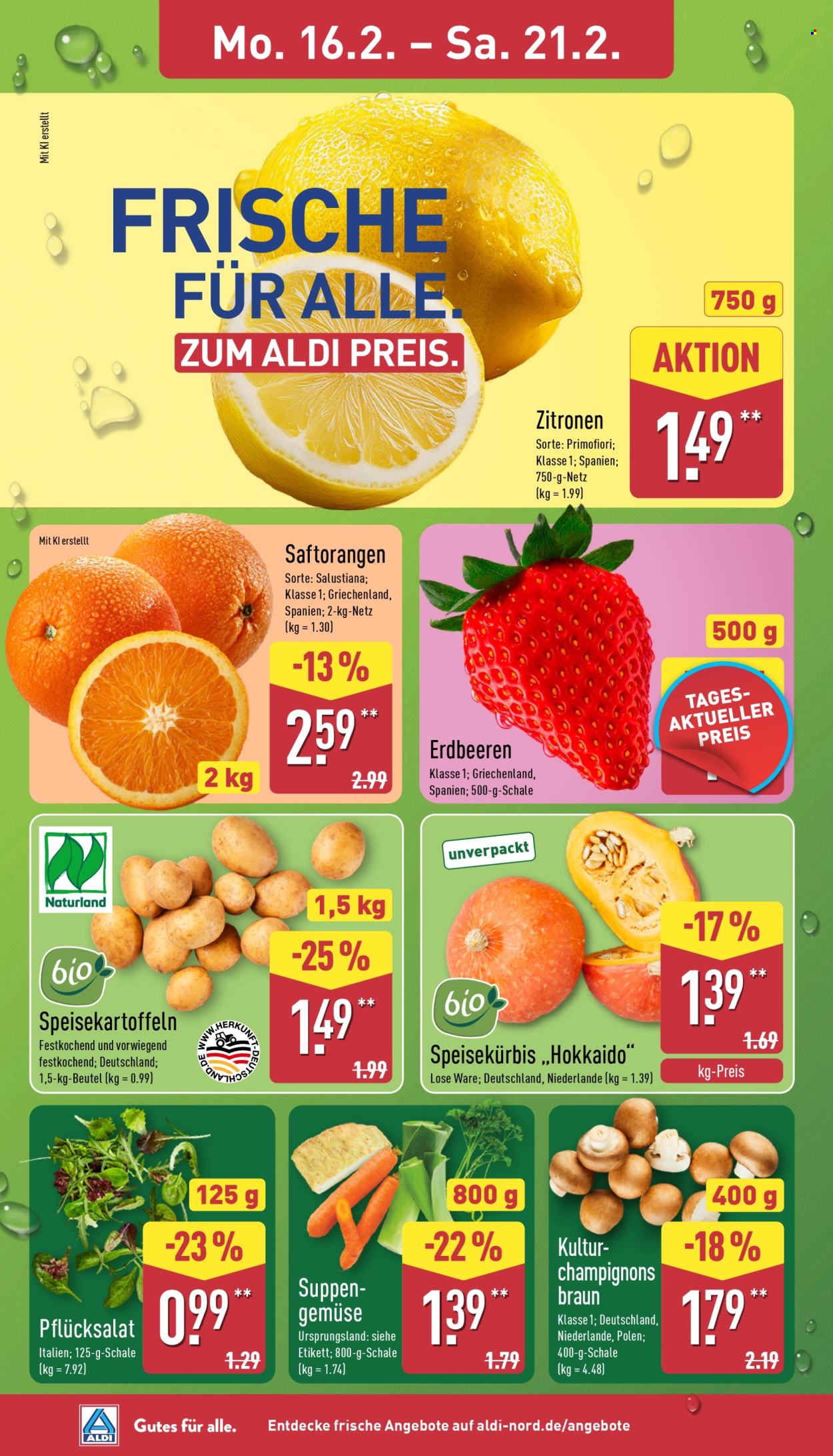 ALDI Nord Prospekte  - 16.02.2026 - 21.02.2026. Seite 2
