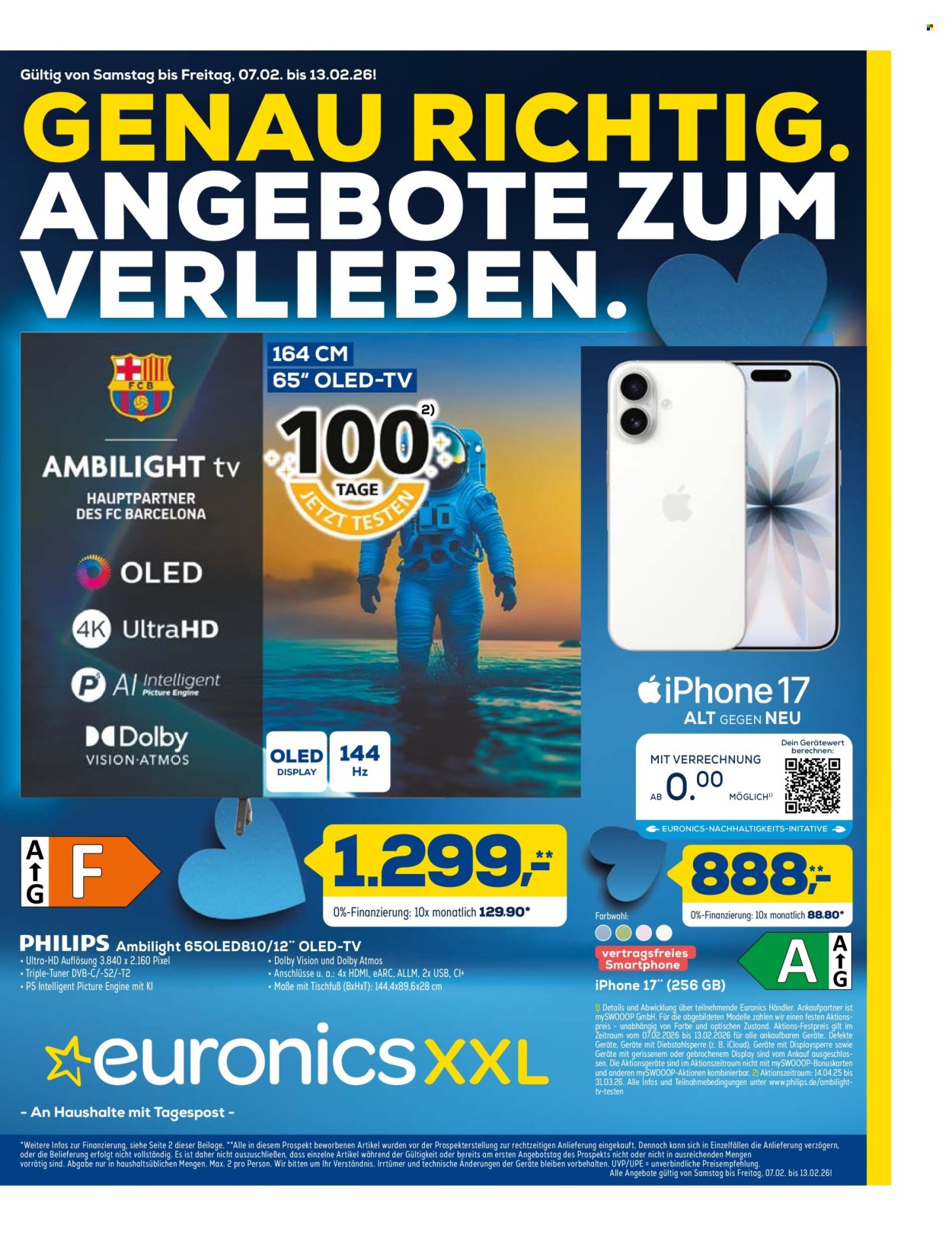 Euronics Prospekte  - 7.02.2026 - 13.02.2026. Seite 1
