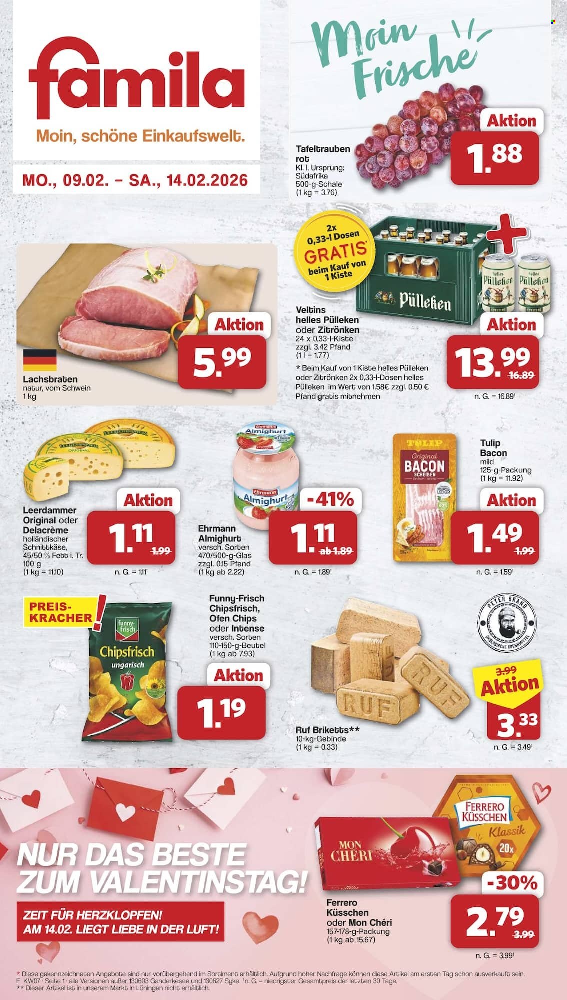 famila Prospekte  - 9.02.2026 - 14.02.2026. Seite 1