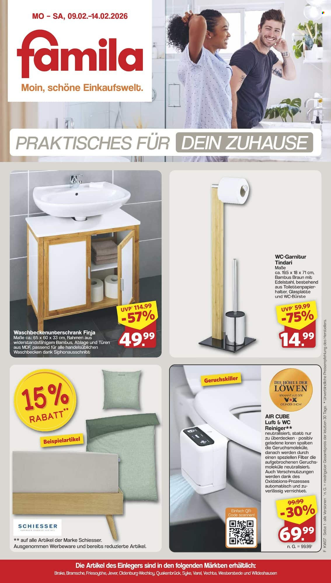 famila Prospekte  - 9.02.2026 - 14.02.2026. Seite 1
