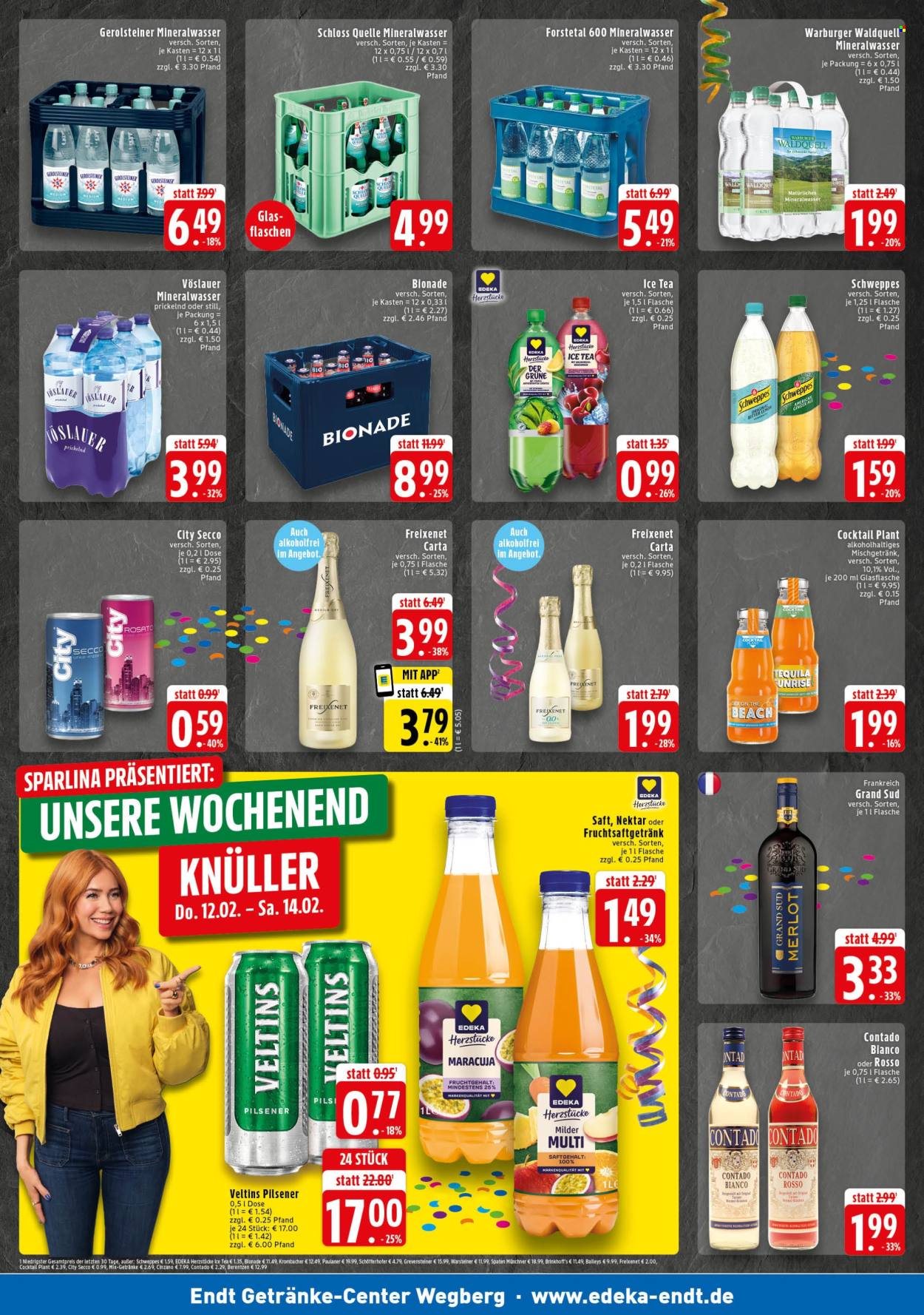 Edeka Getränkemarkt Prospekte  - 9.02.2026 - 14.02.2026. Seite 2