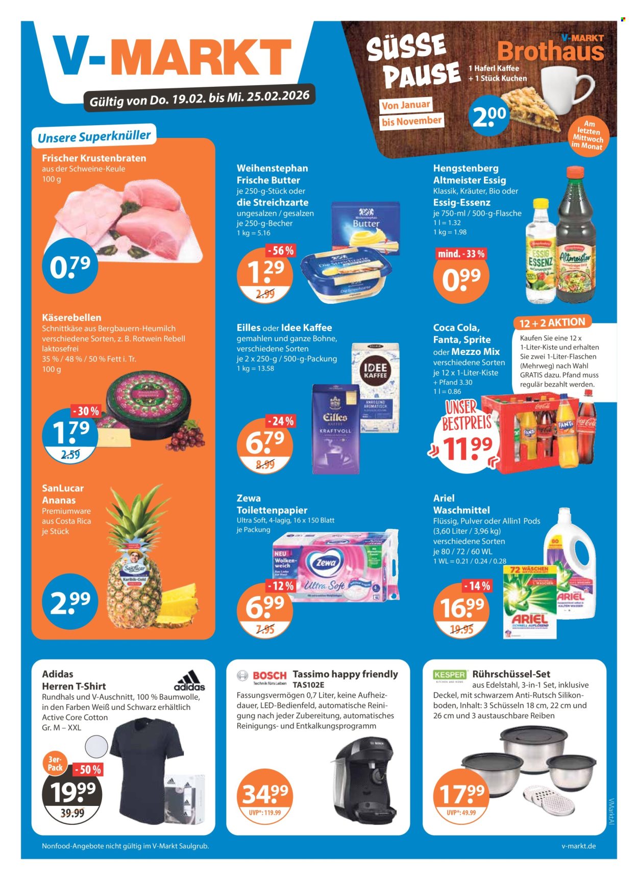 V-Markt Prospekte  - 19.02.2026 - 25.02.2026. Seite 1
