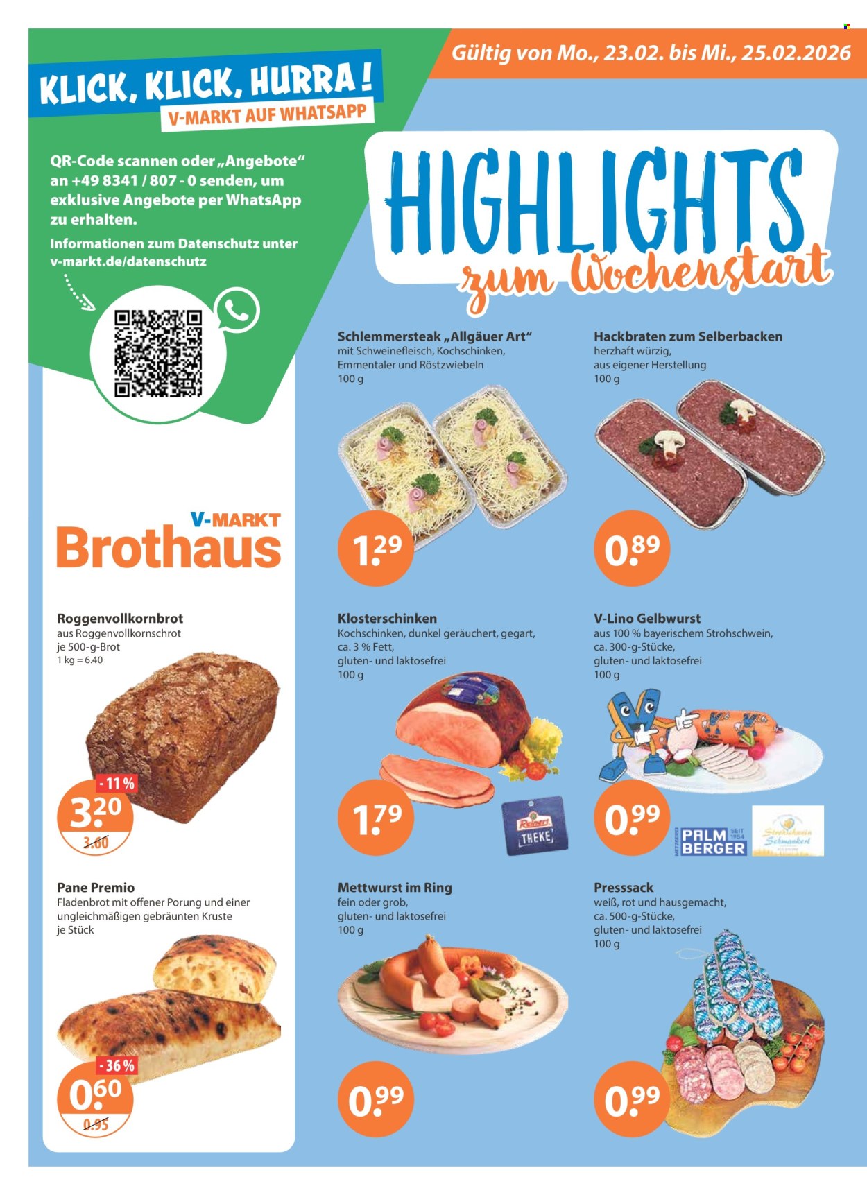 V-Markt Prospekte  - 19.02.2026 - 25.02.2026. Seite 18
