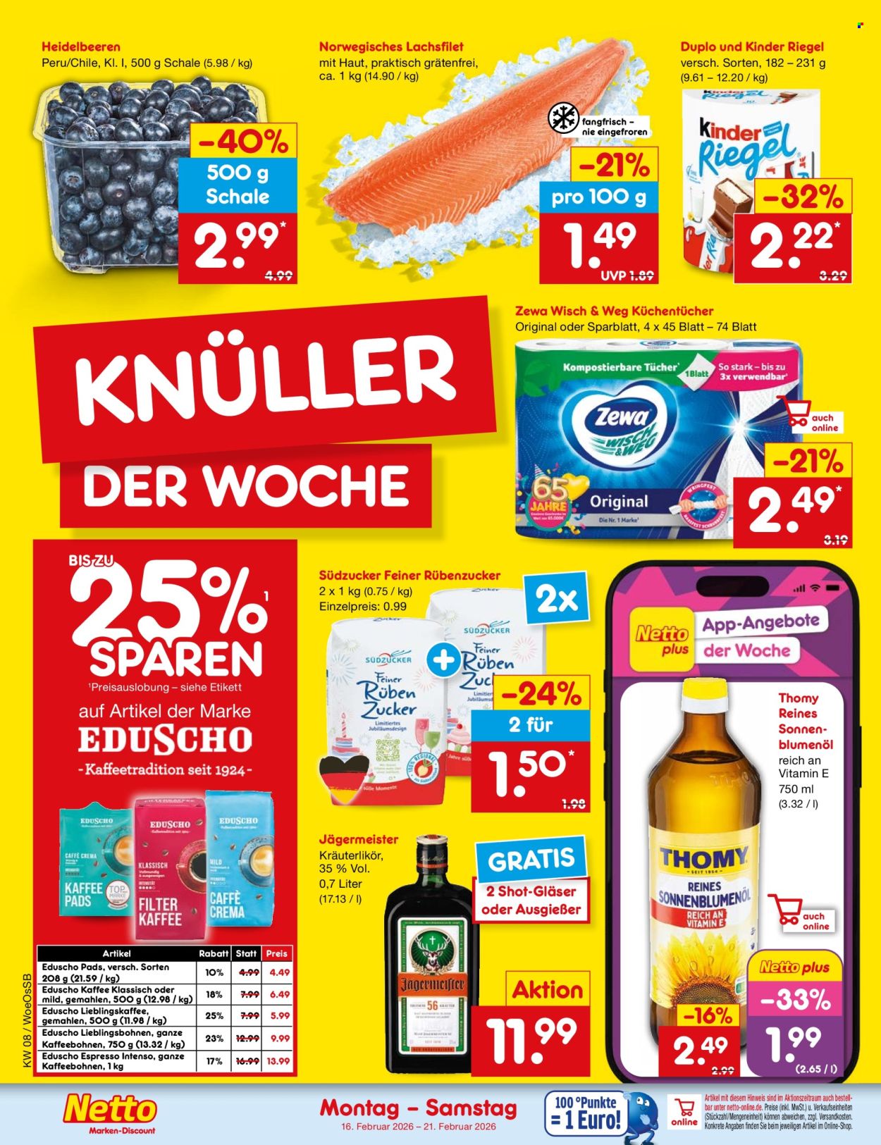 Netto Marken-Discount Prospekte  - 16.02.2026 - 21.02.2026. Seite 2
