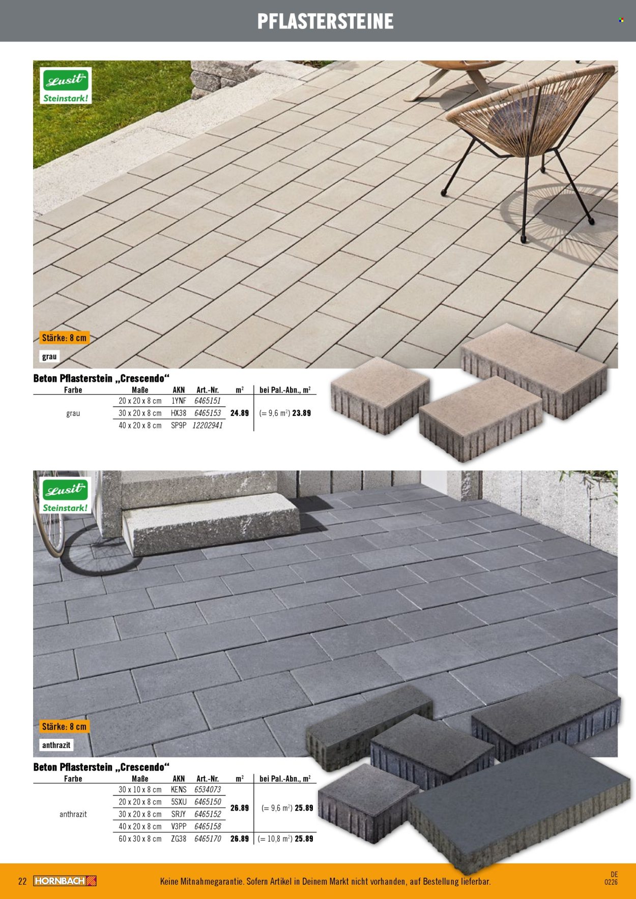 Hornbach Prospekte  - 13.02.2026 - 14.03.2026. Seite 22