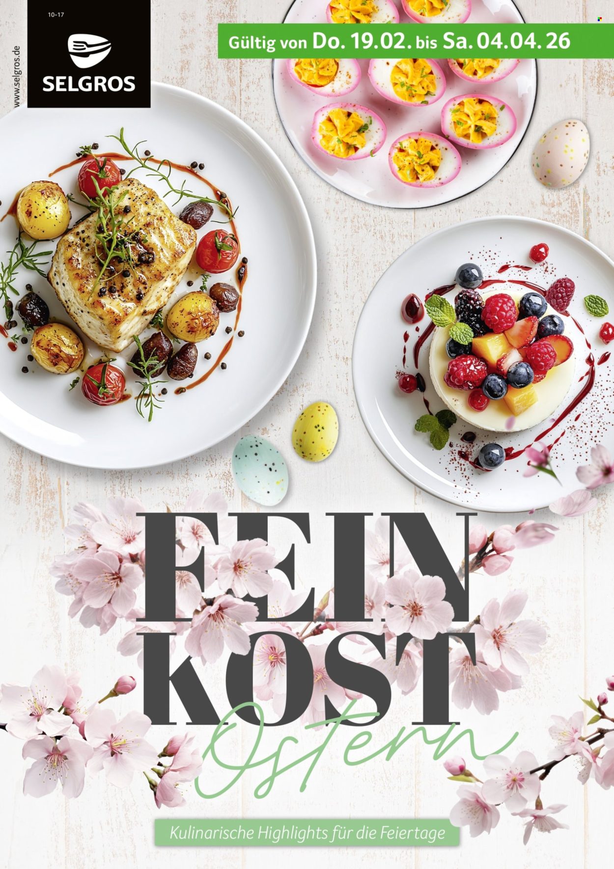 Selgros Prospekte  - 19.02.2026 - 4.04.2026. Seite 1