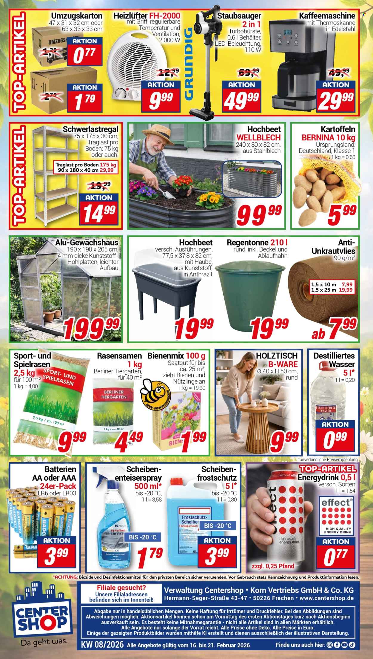 CENTERSHOP Prospekte  - 16.02.2026 - 21.02.2026. Seite 16