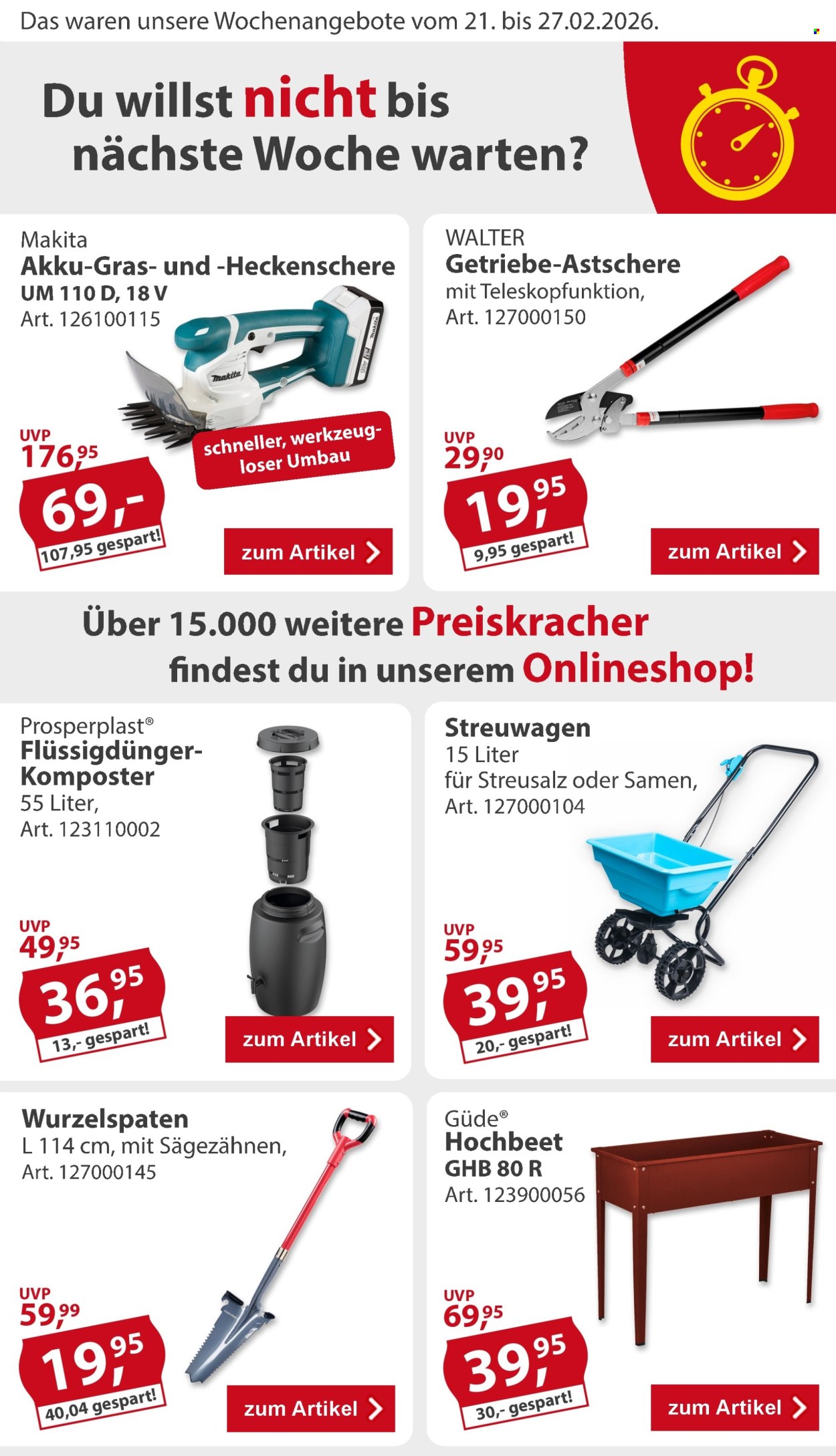 Sonderpreis-Baumarkt Prospekte  - 21.02.2026 - 27.02.2026. Seite 2