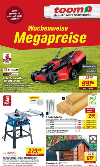 Prospekte toom Baumarkt - 14.02.2026 - 20.02.2026.