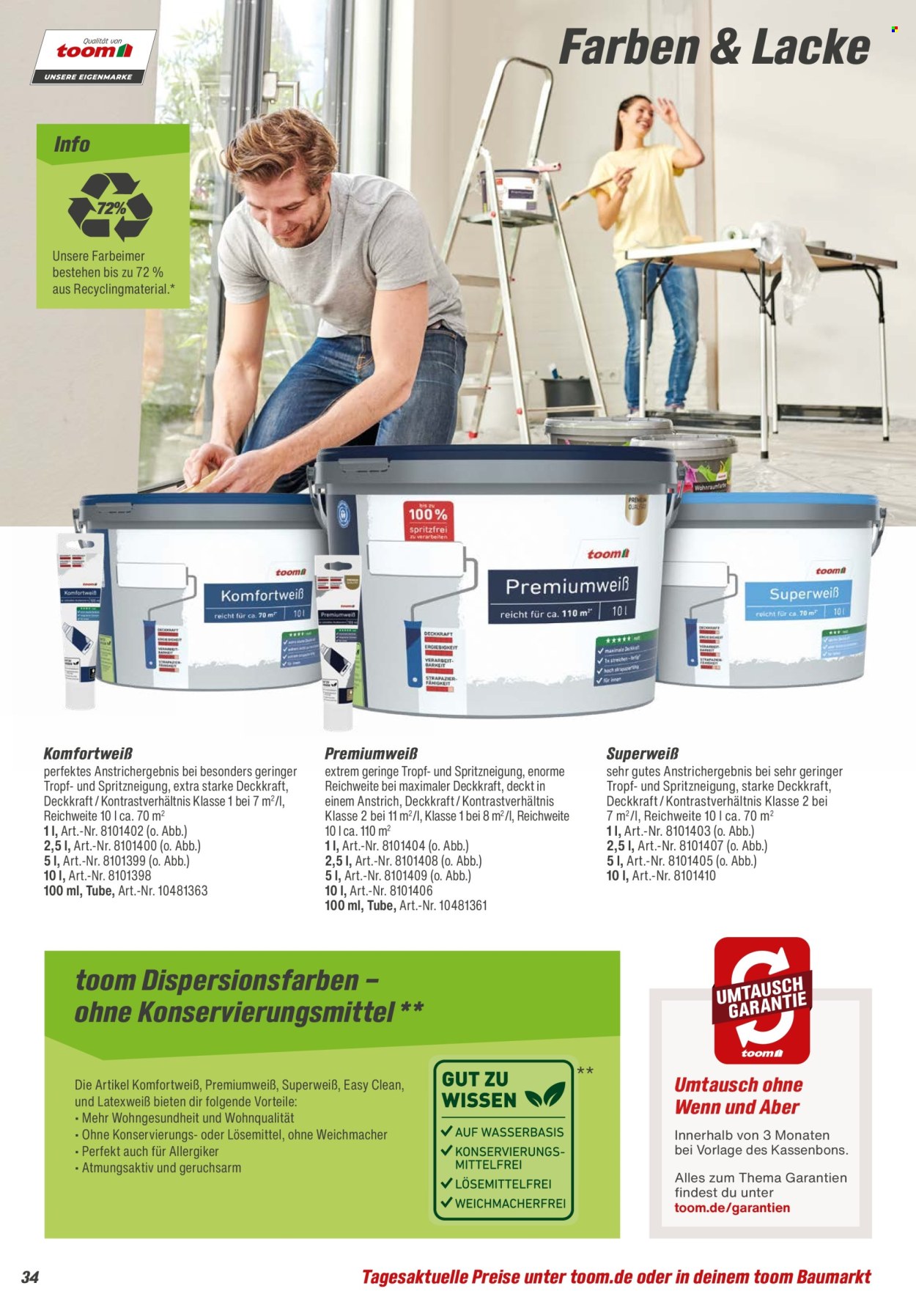 toom Baumarkt Prospekte  - 14.02.2026 - 30.04.2026. Seite 34