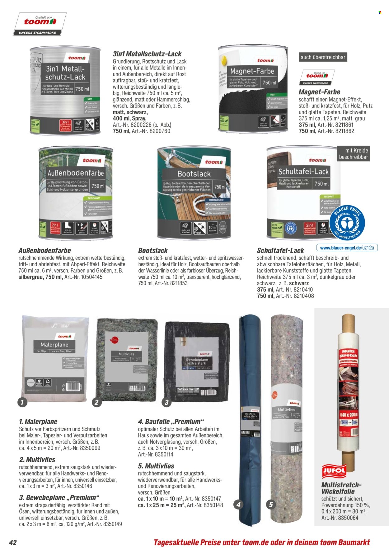 toom Baumarkt Prospekte  - 14.02.2026 - 30.04.2026. Seite 42