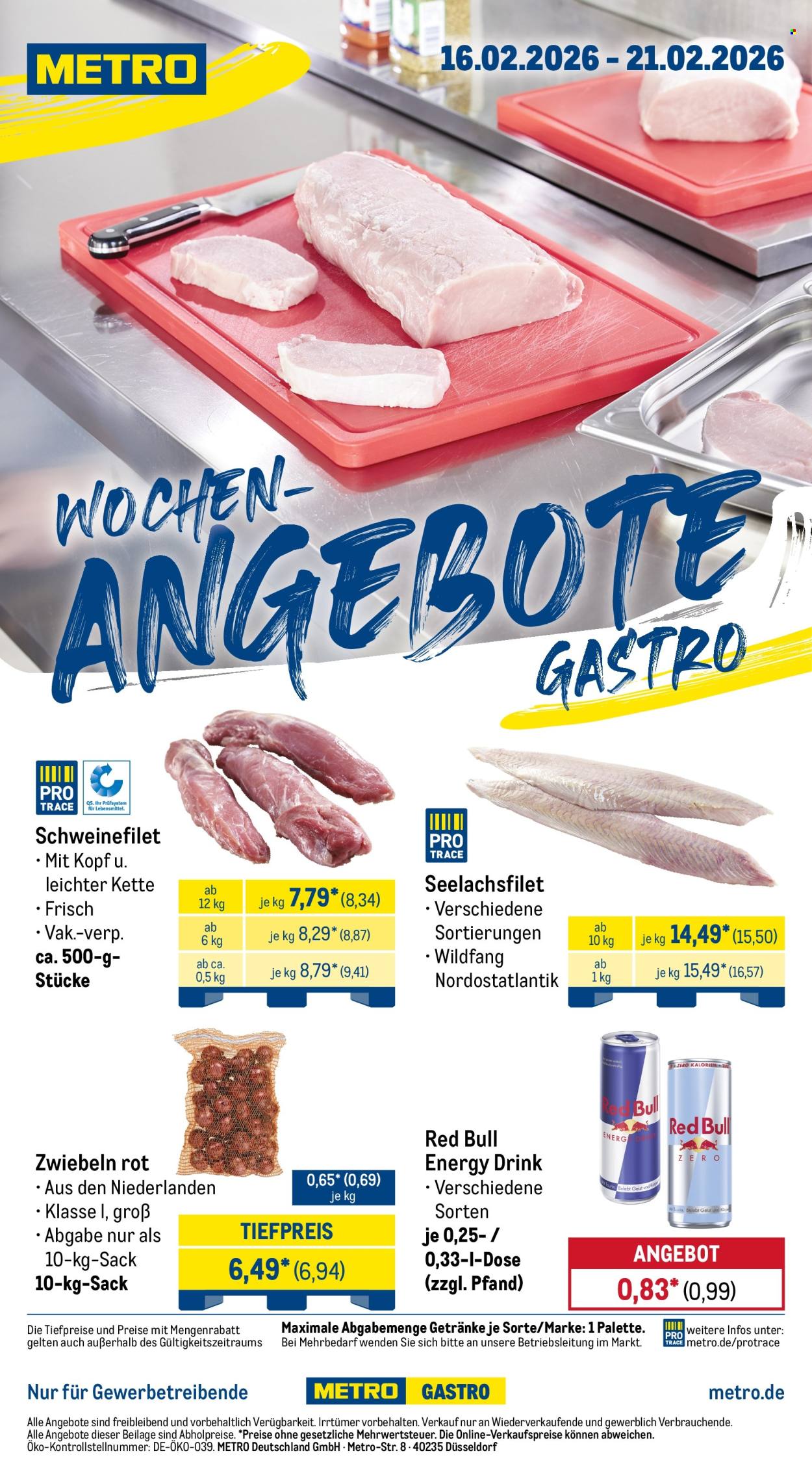 Metro Prospekte  - 16.02.2026 - 21.02.2026. Seite 1