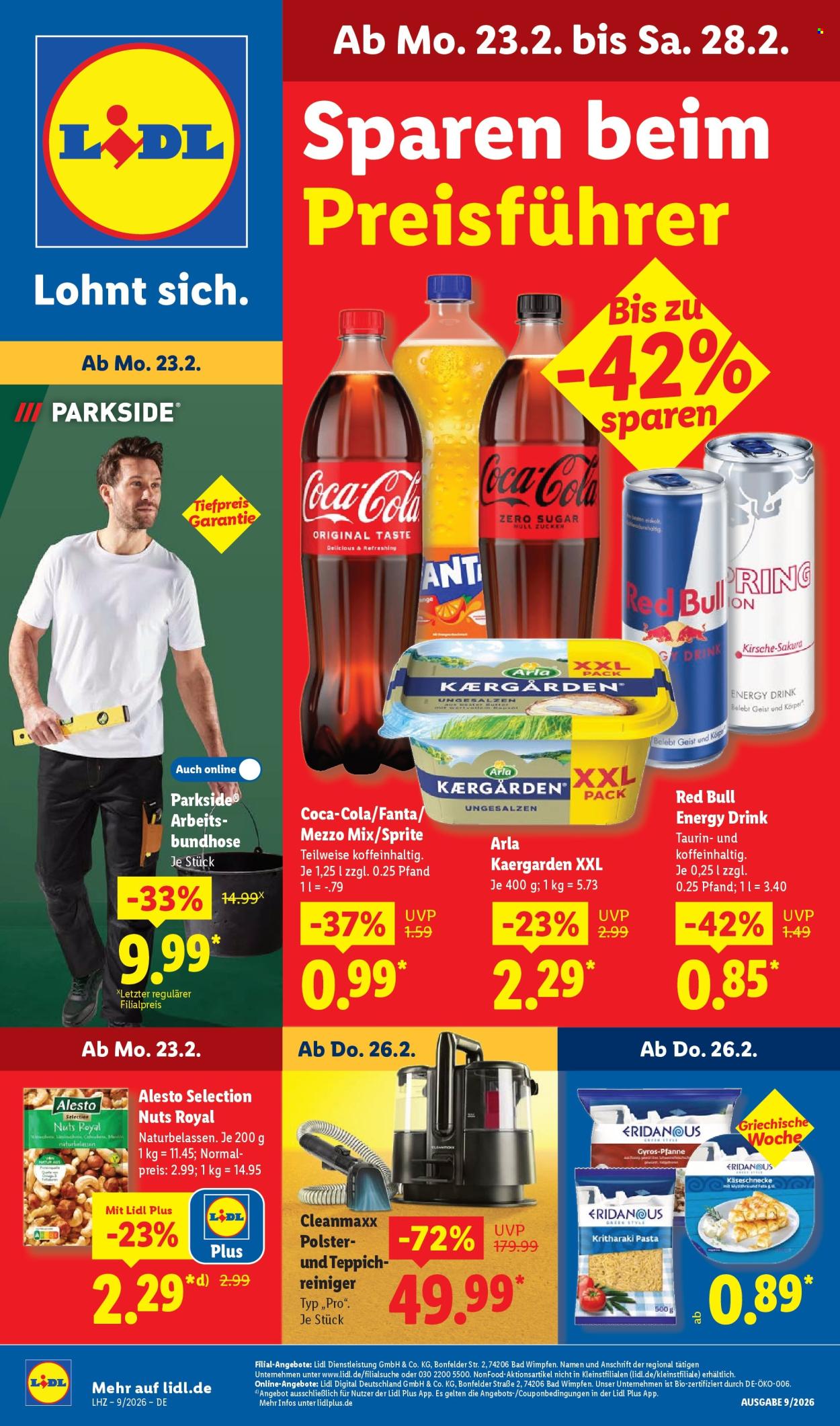Lidl Prospekte  - 23.02.2026 - 28.02.2026. Seite 1