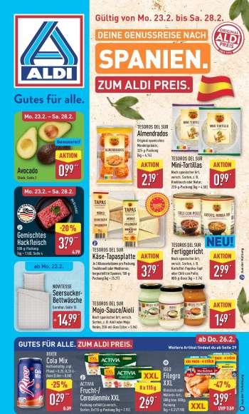 Prospekte ALDI Nord - 23.02.2026 - 28.02.2026.