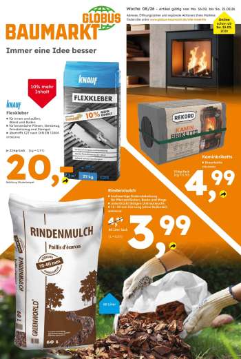 Prospekte Globus Baumarkt - 16.02.2026 - 21.02.2026.