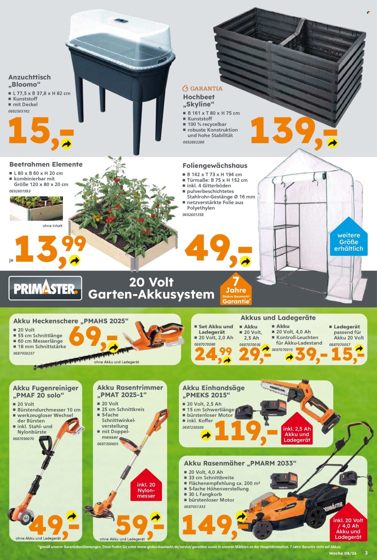 Globus Baumarkt Prospekte  - 16.02.2026 - 21.02.2026. Seite 3