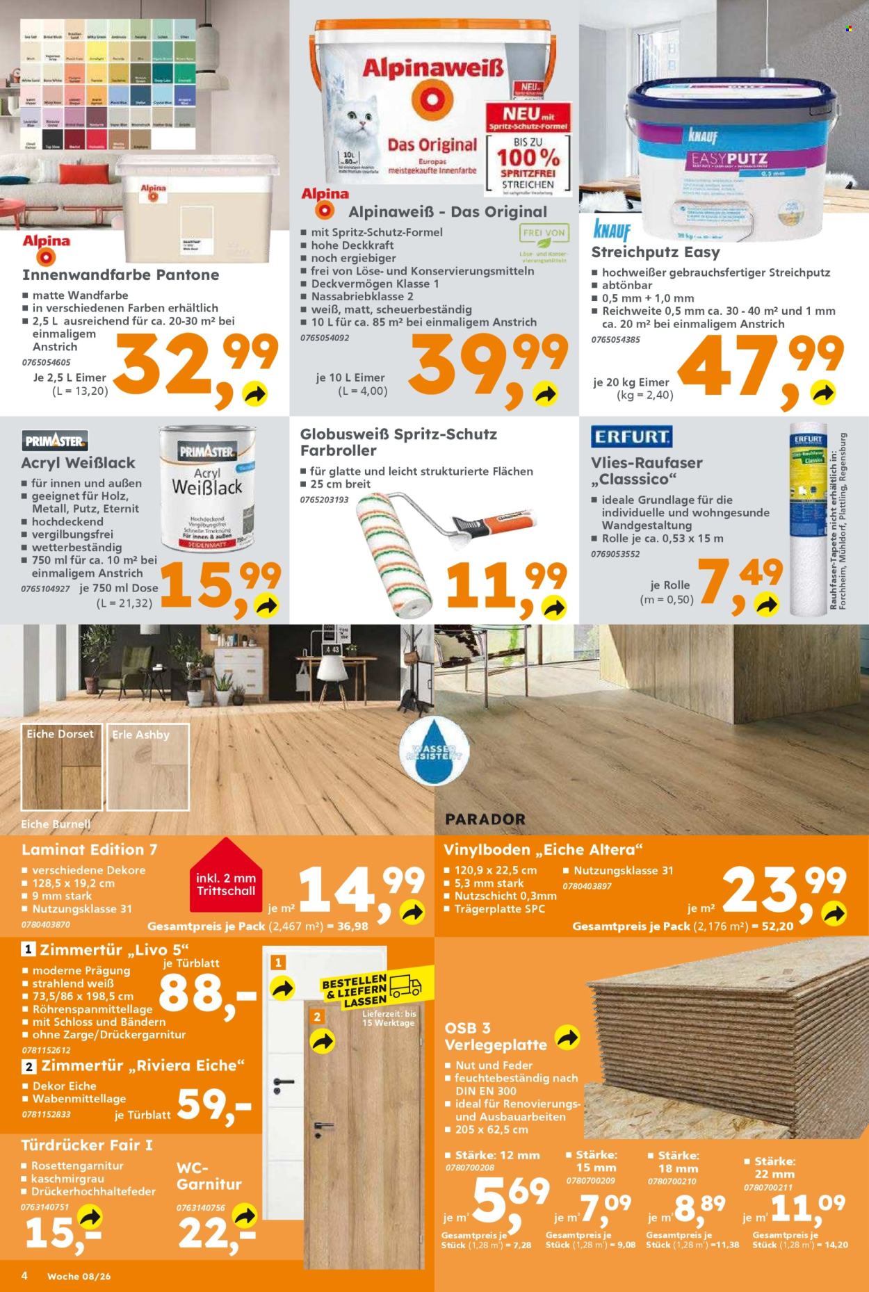 Globus Baumarkt Prospekte  - 16.02.2026 - 21.02.2026. Seite 4