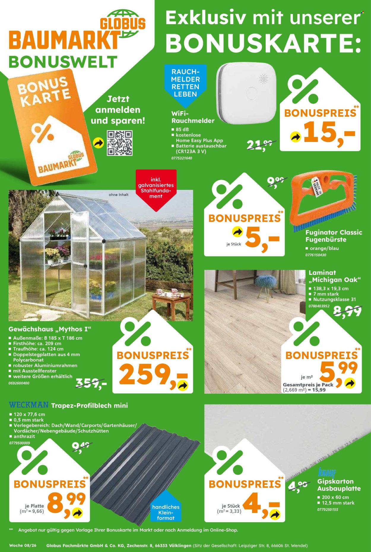 Globus Baumarkt Prospekte  - 16.02.2026 - 21.02.2026. Seite 8
