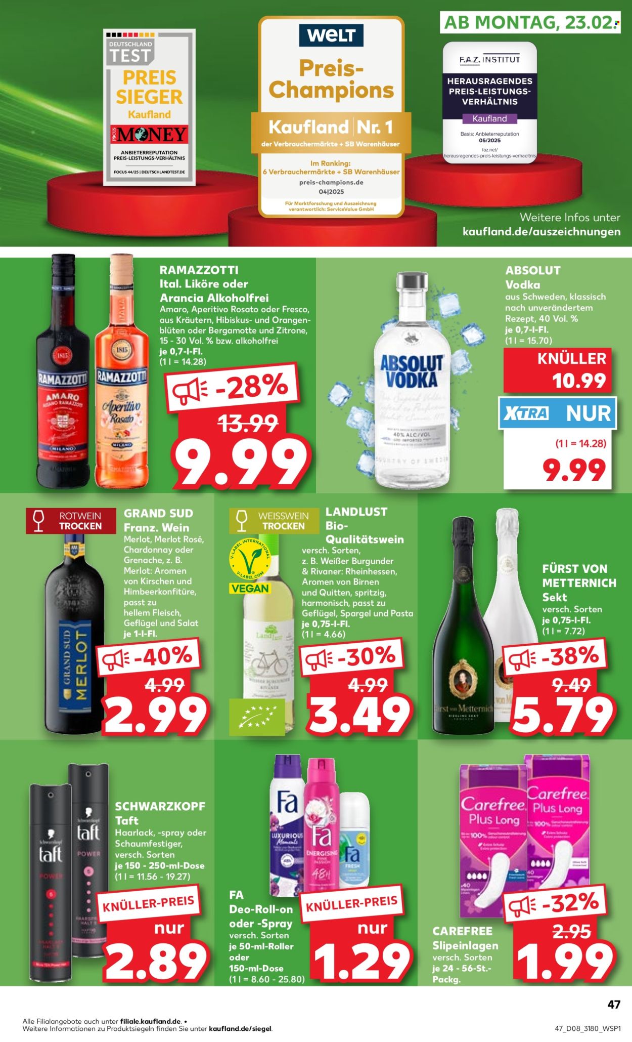 Kaufland Prospekte  - 19.02.2026 - 25.02.2026. Seite 47