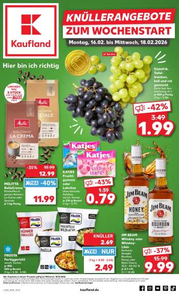 Prospekte Kaufland - 16.02.2026 - 18.02.2026.