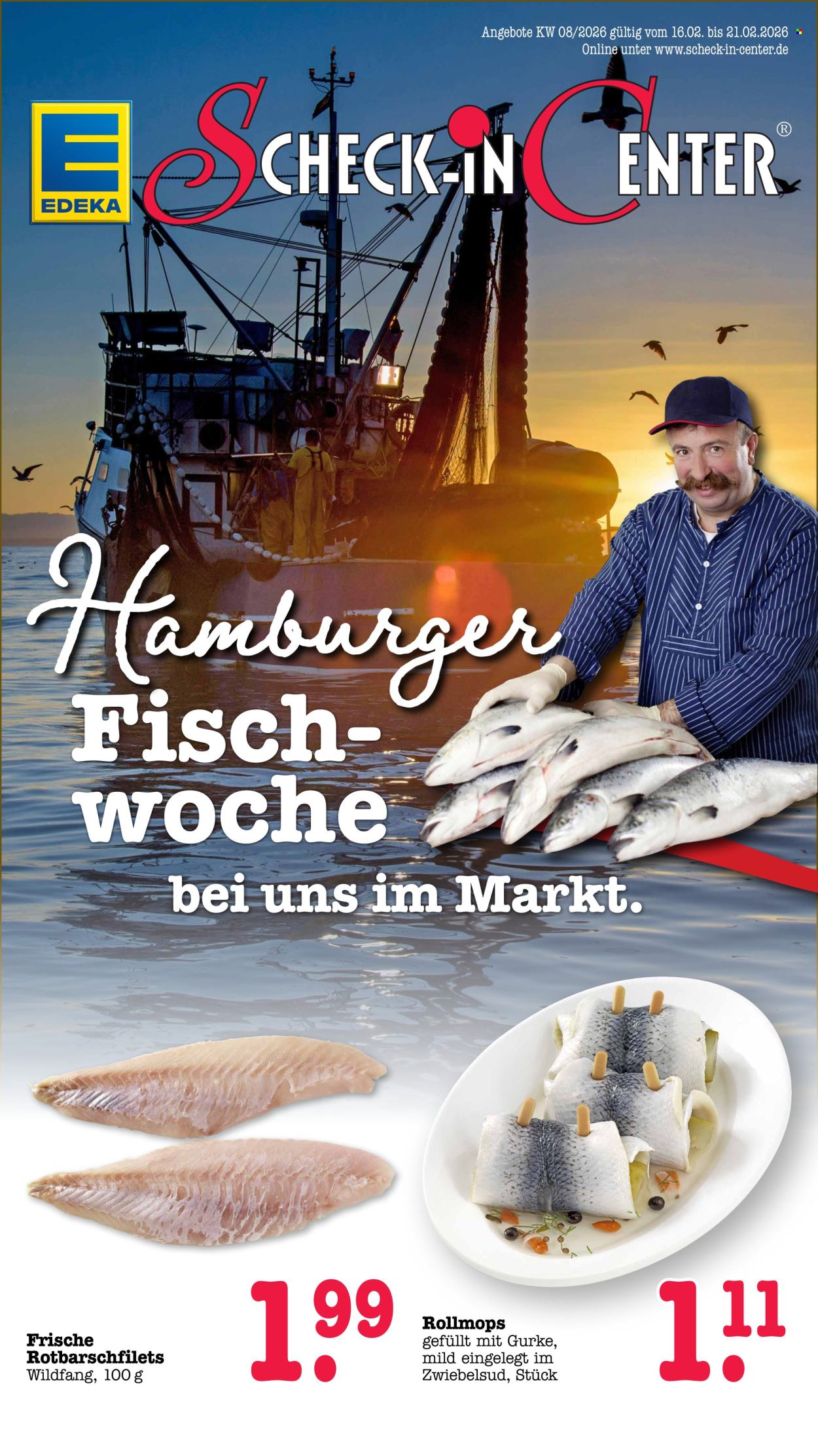 Scheck-in Prospekte  - 16.02.2026 - 21.02.2026. Seite 1