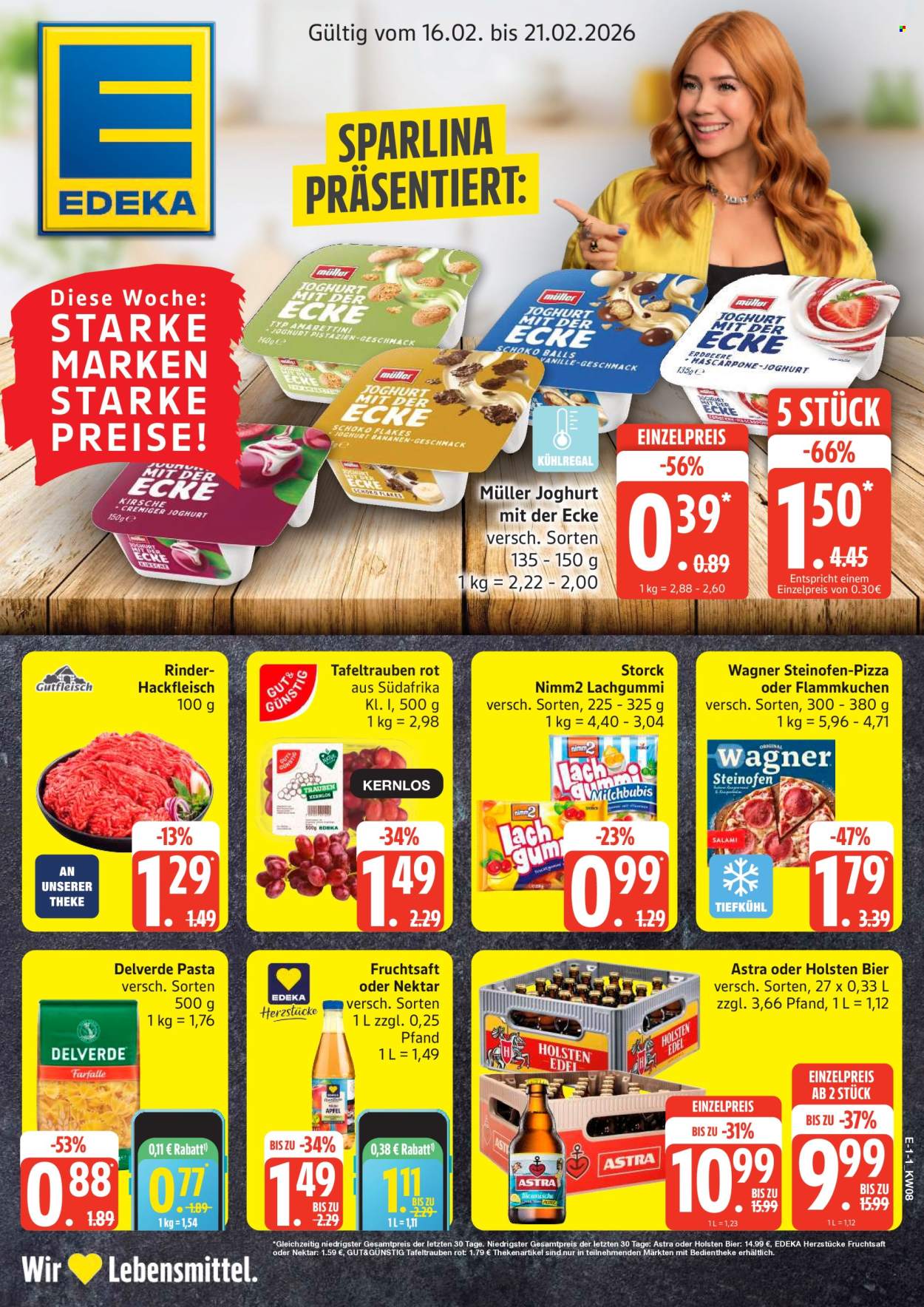 Edeka Prospekte  - 16.02.2026 - 21.02.2026. Seite 1