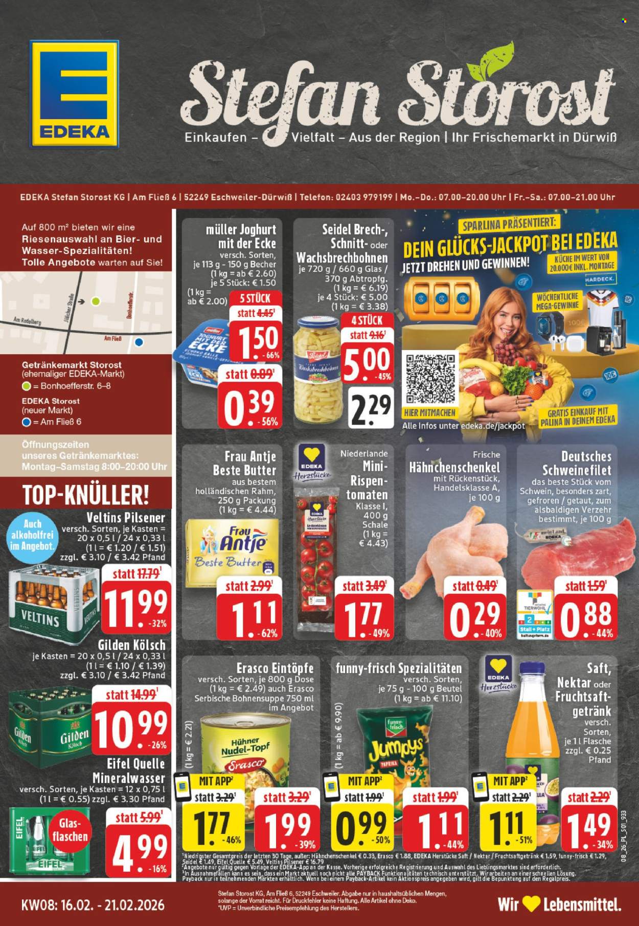 Edeka Prospekte  - 16.02.2026 - 21.02.2026. Seite 1