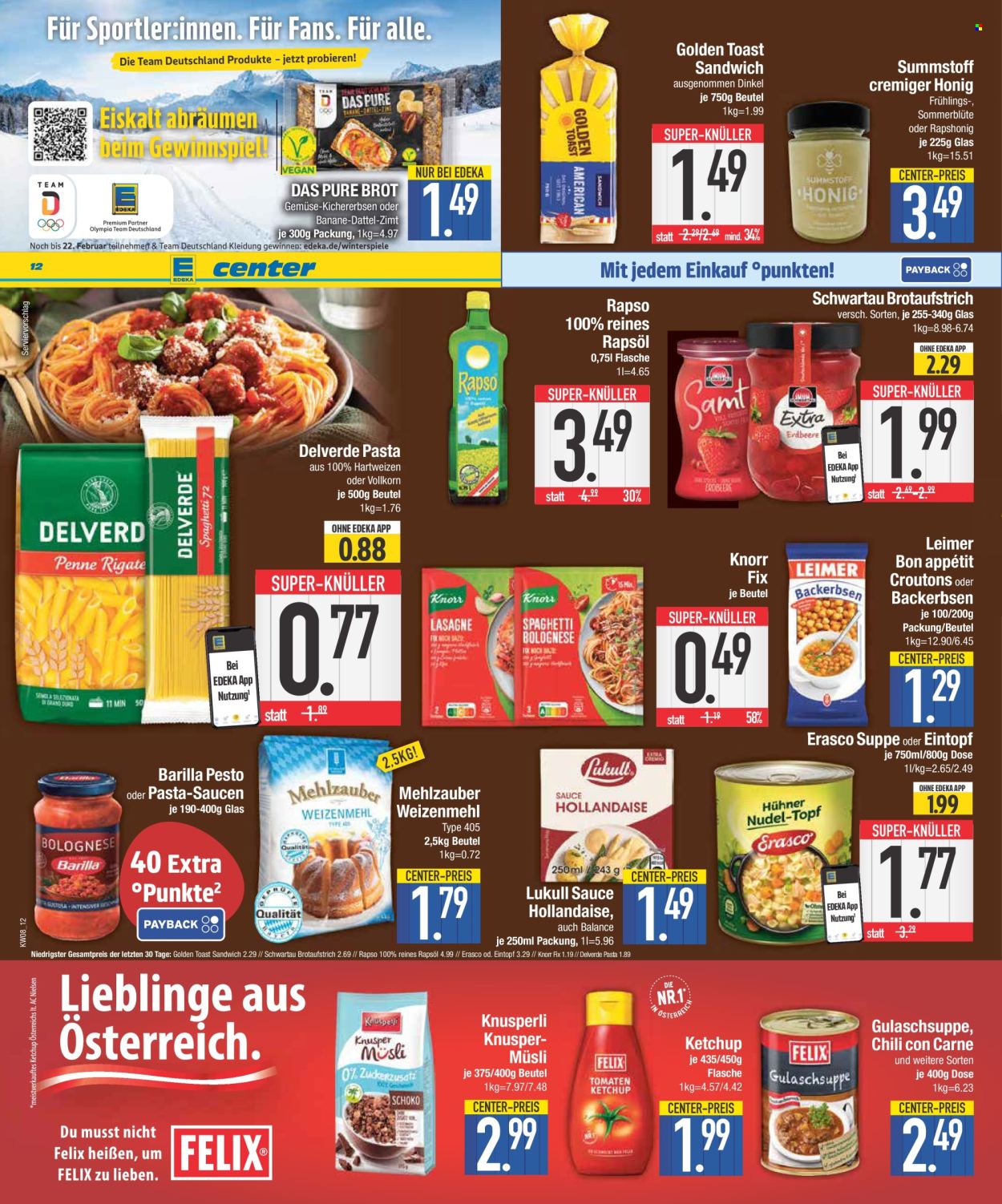 Edeka Prospekte  - 16.02.2026 - 21.02.2026. Seite 12