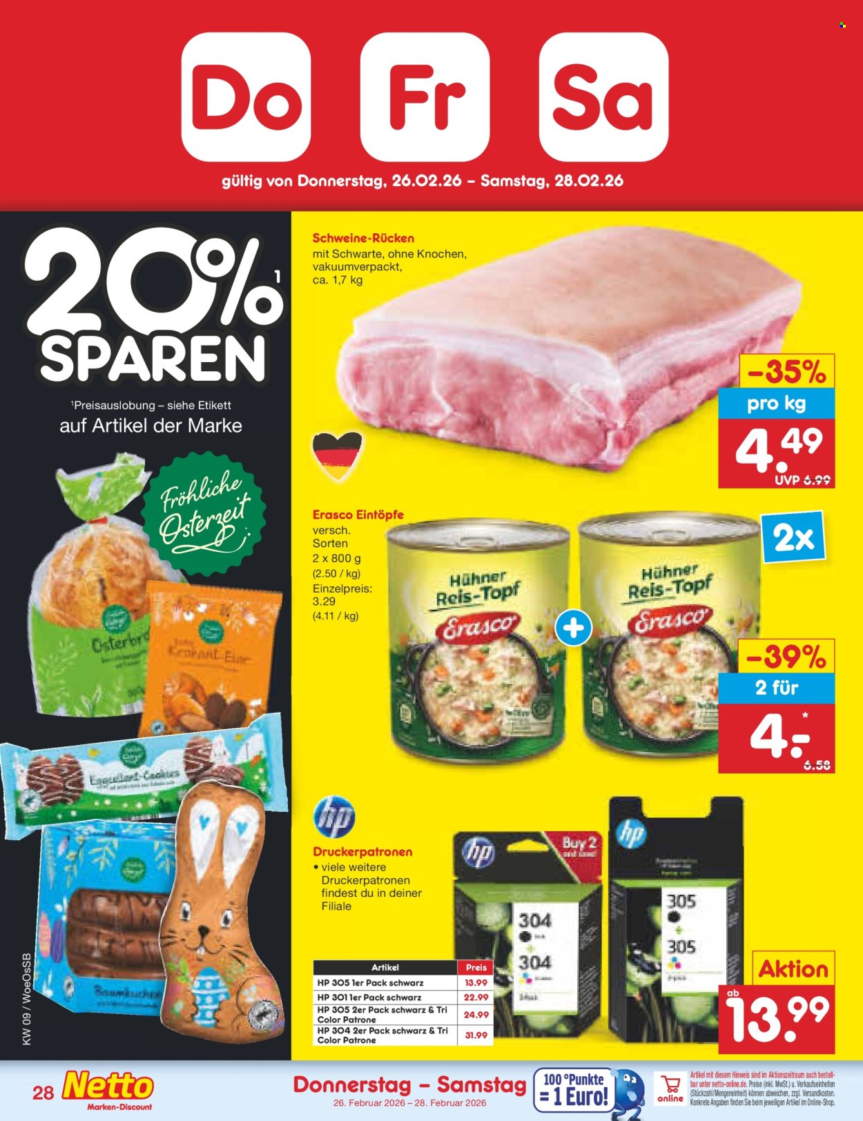 Netto Marken-Discount Prospekte  - 23.02.2026 - 28.02.2026. Seite 44