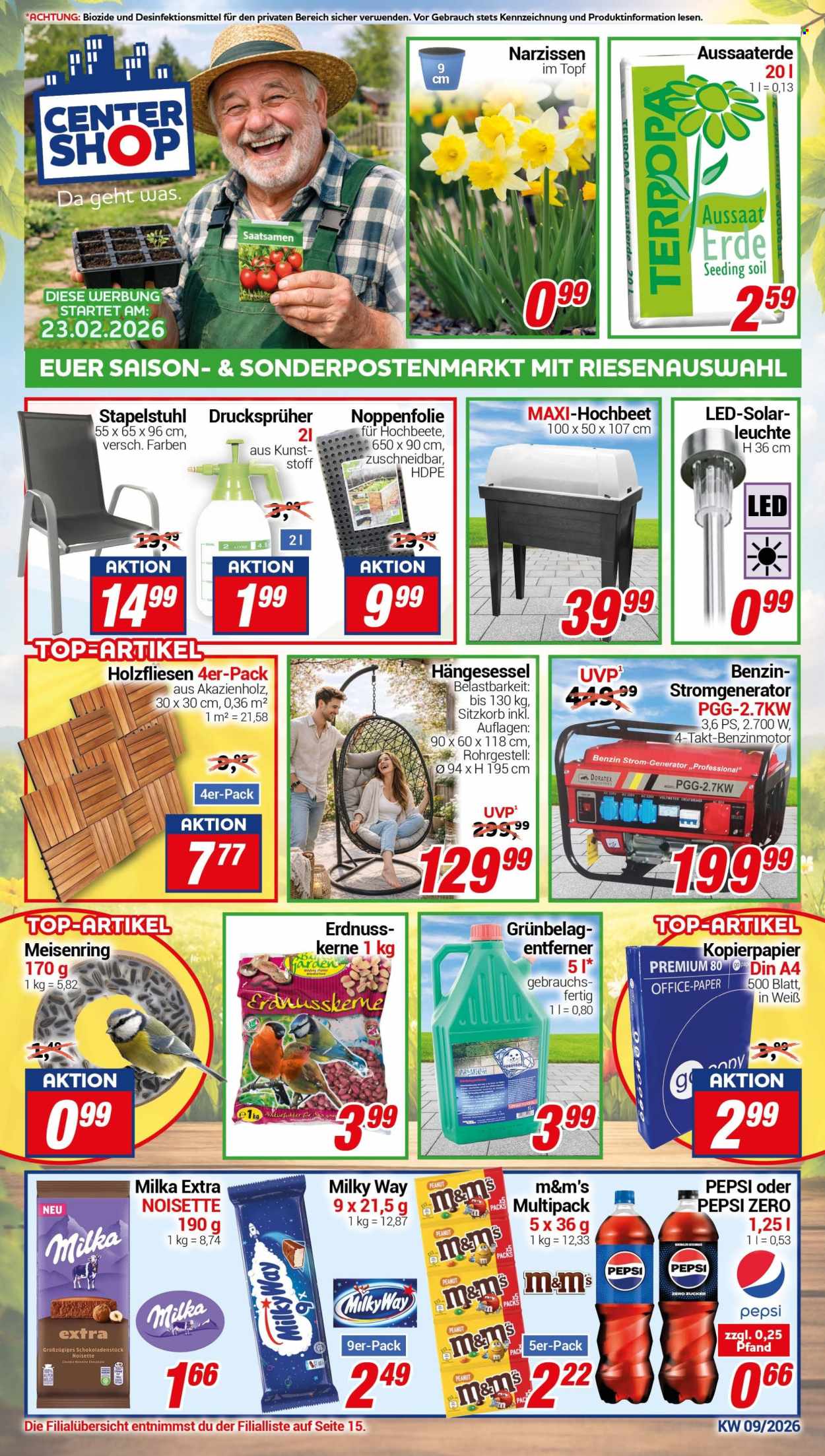 CENTERSHOP Prospekte  - 23.02.2026 - 28.02.2026. Seite 1