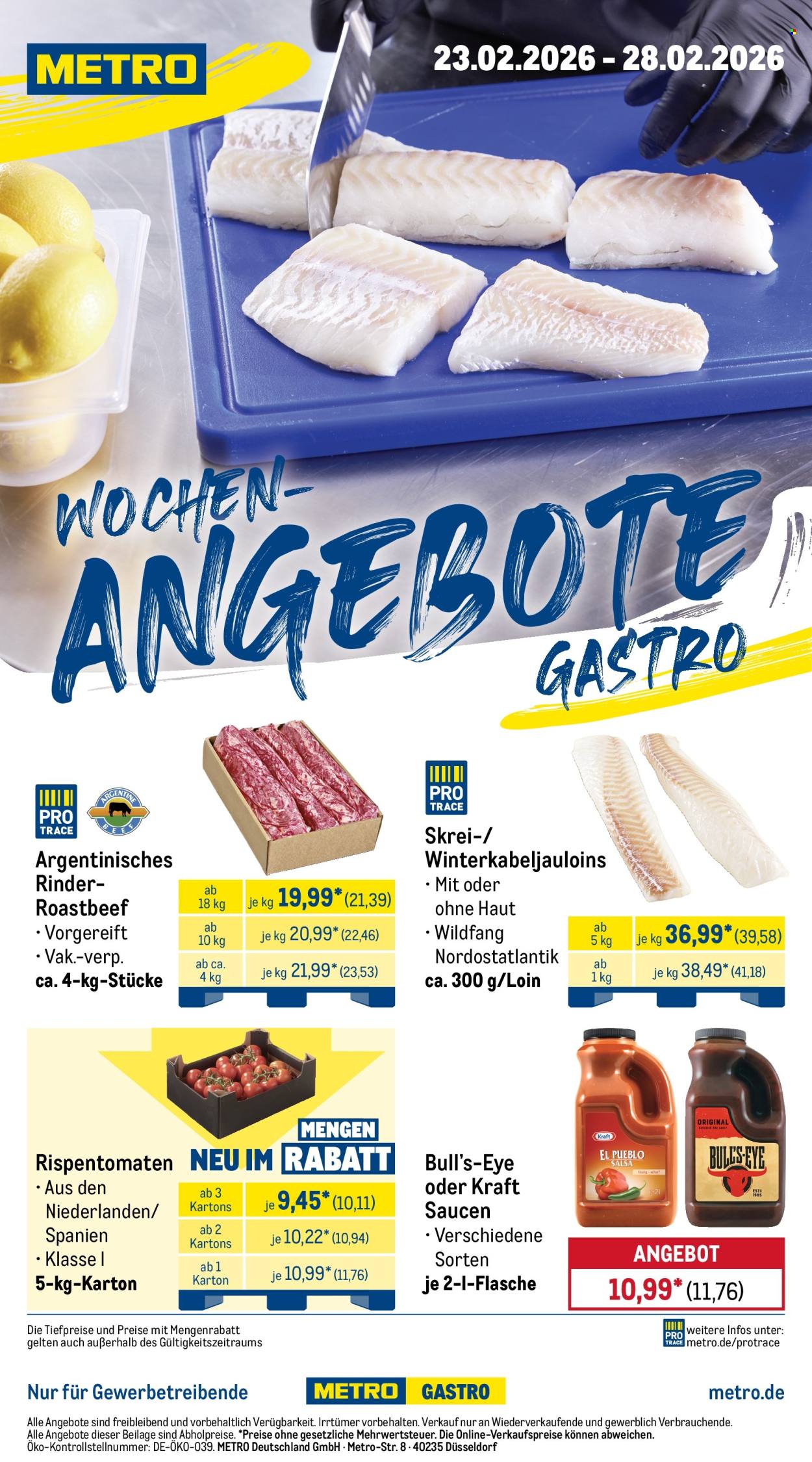 Metro Prospekte  - 23.02.2026 - 28.02.2026. Seite 1