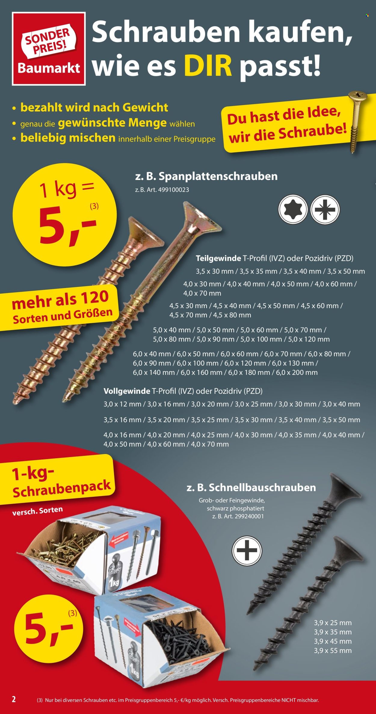 Sonderpreis-Baumarkt Prospekte  - 28.02.2026 - 6.03.2026. Seite 2
