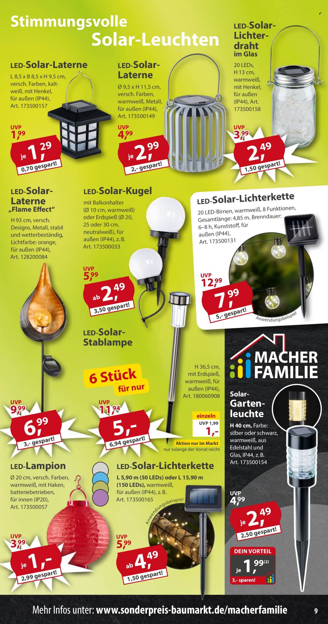 Sonderpreis-Baumarkt Prospekte  - 28.02.2026 - 6.03.2026. Seite 9