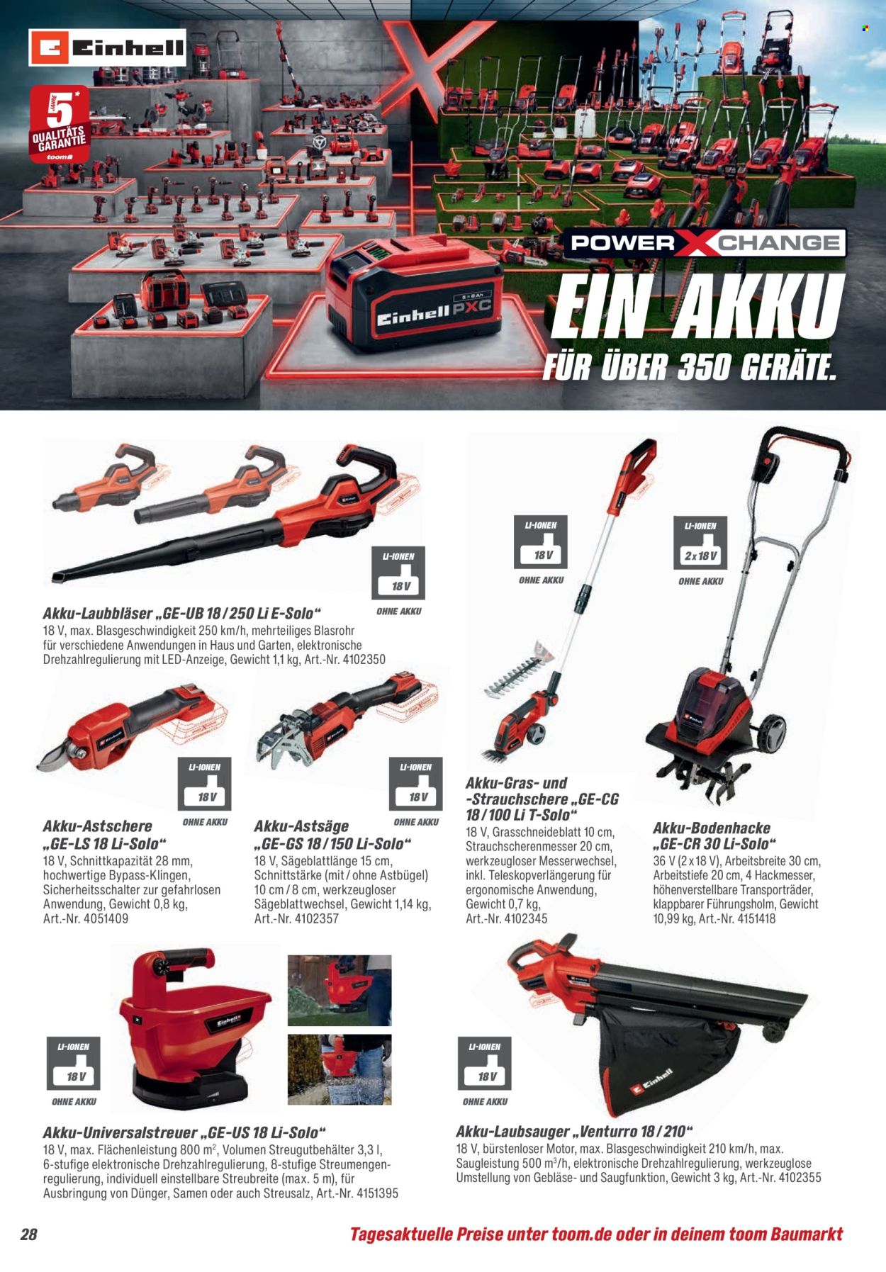 toom Baumarkt Prospekte  - 21.02.2026 - 30.06.2026. Seite 28