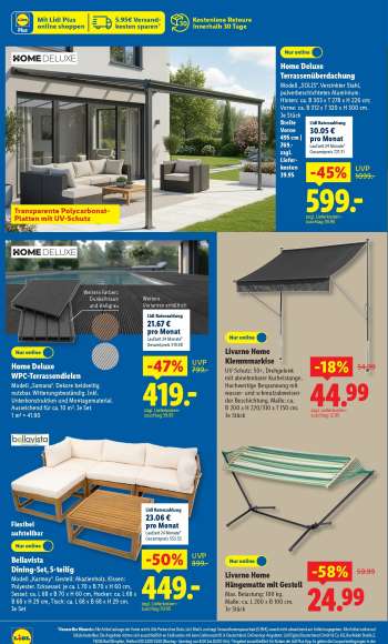 thumbnail - Home Deluxe Terrassenüberdachung