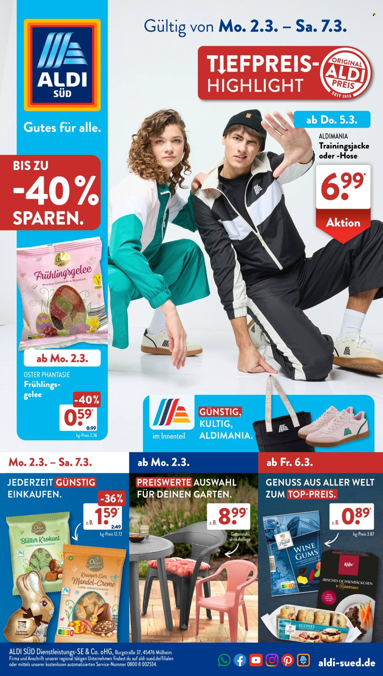 ALDI SÜD Prospekte  - 2.03.2026 - 7.03.2026. Seite 1