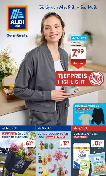 Prospekte ALDI SÜD - 9.03.2026 - 14.03.2026.