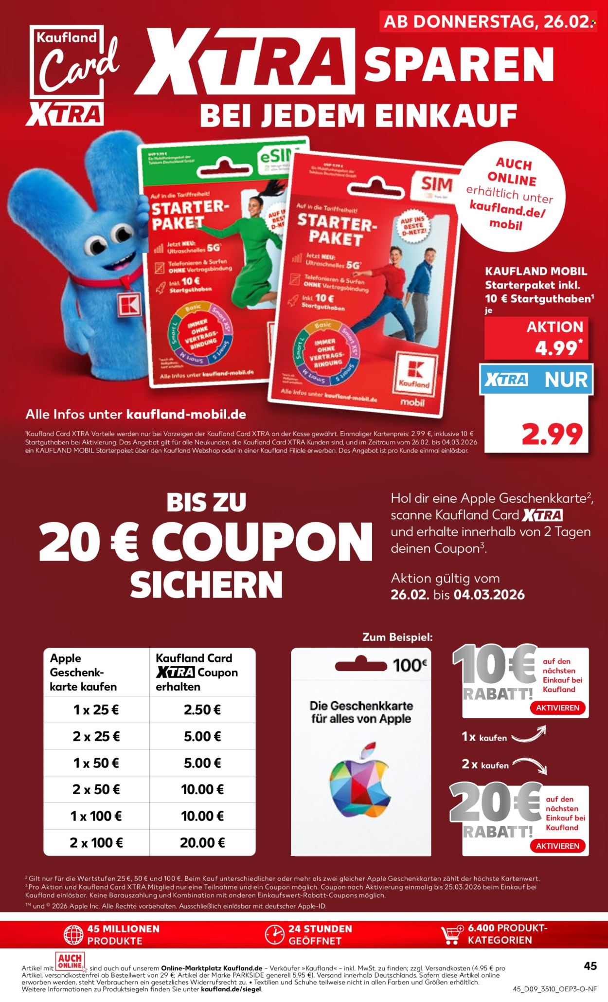 Kaufland Prospekte  - 26.02.2026 - 4.03.2026. Seite 45