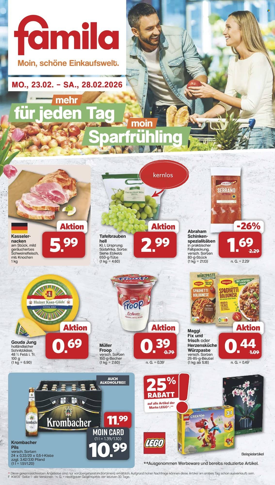 famila Prospekte  - 23.02.2026 - 28.02.2026. Seite 1