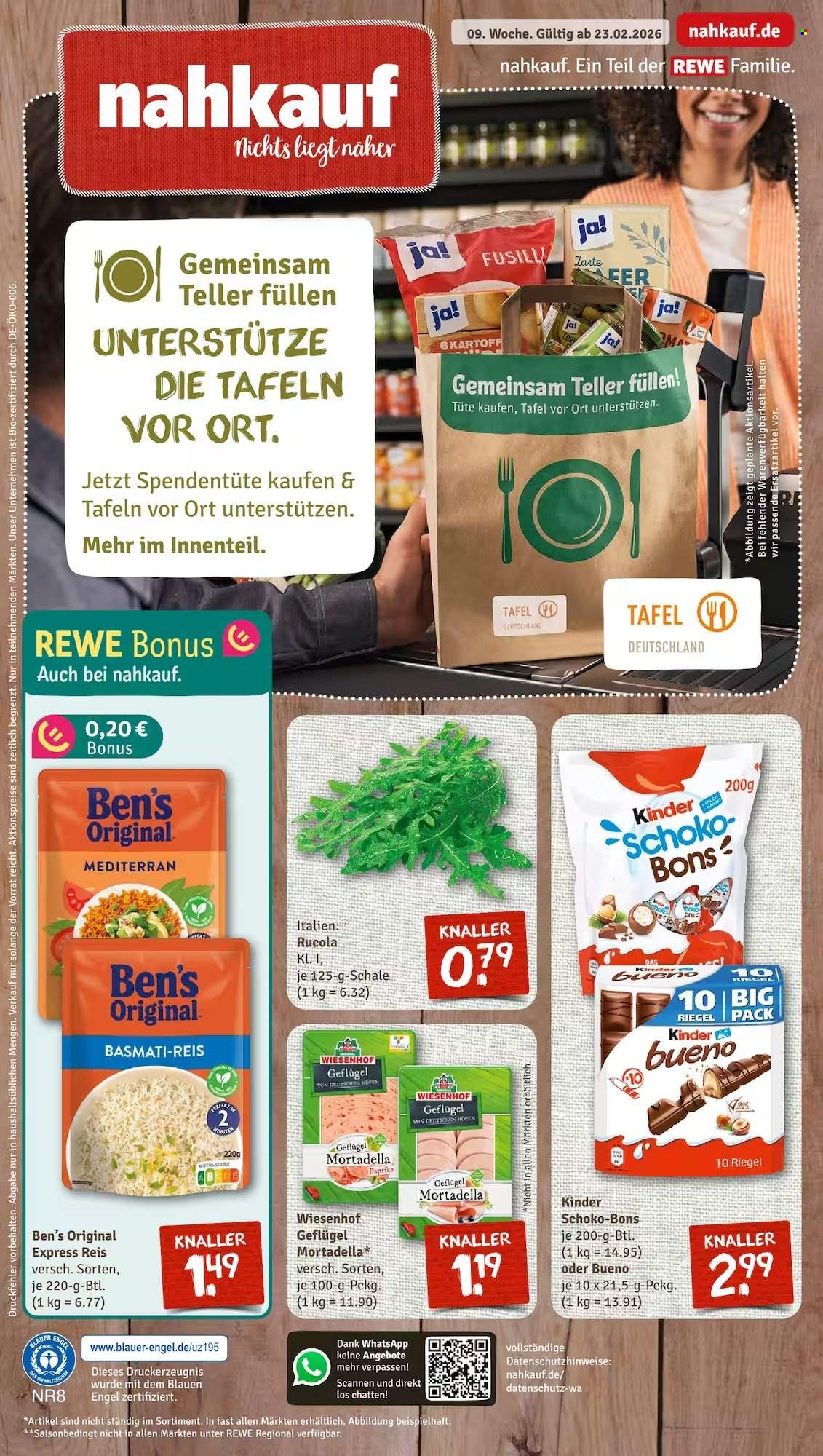 Nahkauf Prospekte  - 23.02.2026 - 28.02.2026. Seite 1