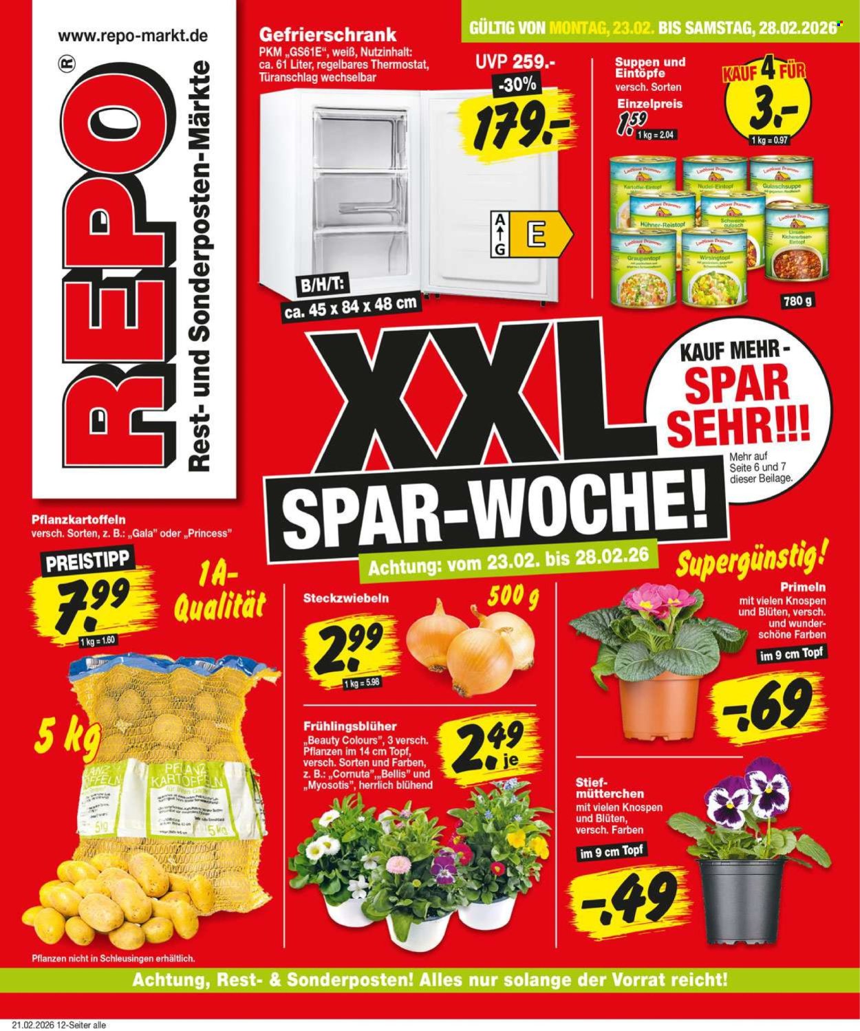 Repo Prospekte  - 23.02.2026 - 28.02.2026. Seite 1