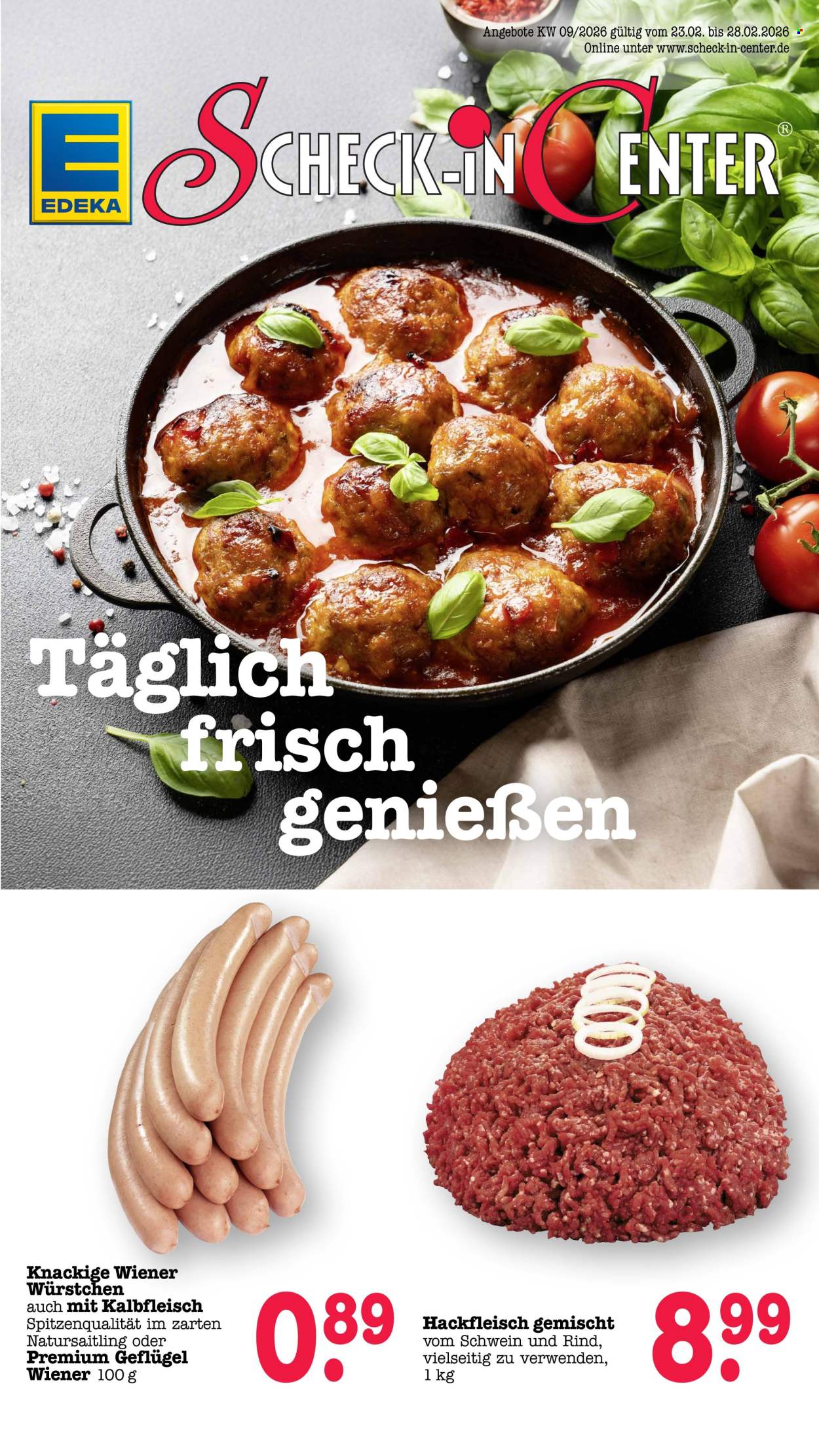 Scheck-in Prospekte  - 23.02.2026 - 28.02.2026. Seite 1