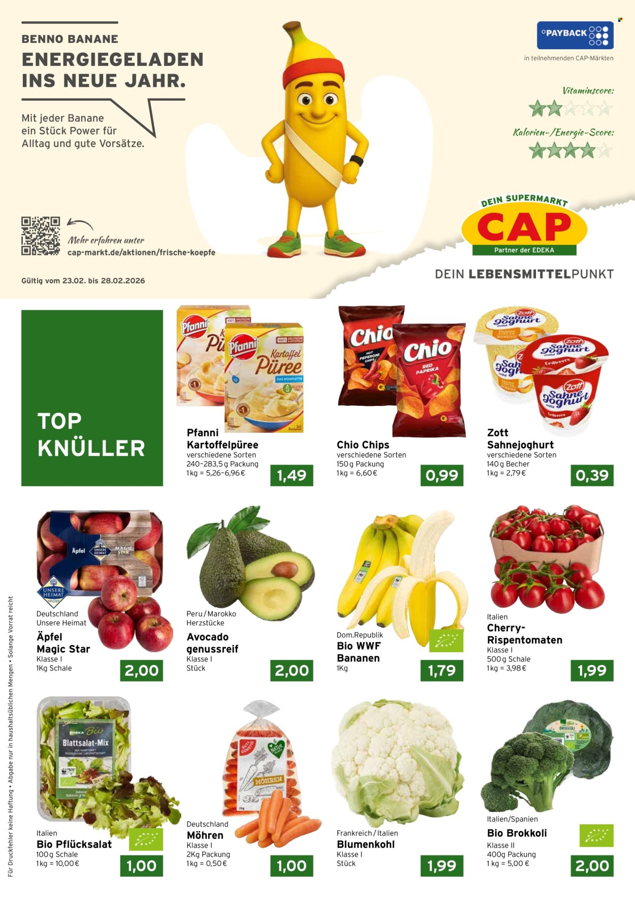 CAP-Markt Prospekte  - 23.02.2026 - 28.02.2026. Seite 1