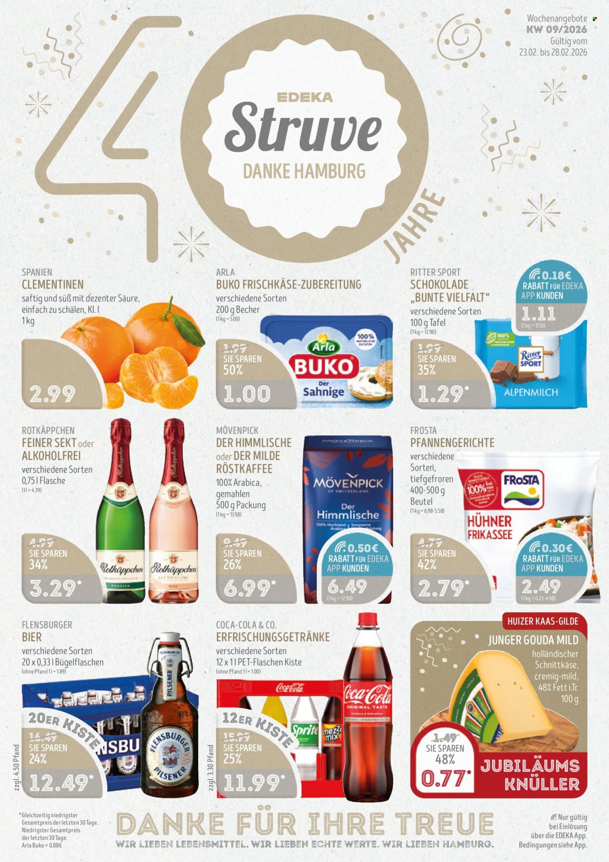 E center Prospekte  - 23.02.2026 - 28.02.2026. Seite 1
